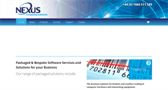 Desktop Screenshot of nexuscomp.co.uk